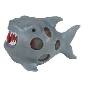 WARM FUZZY Toys Rainbow Bead Buddies Squishy Shark Toy | Stress Relief Toy Suit